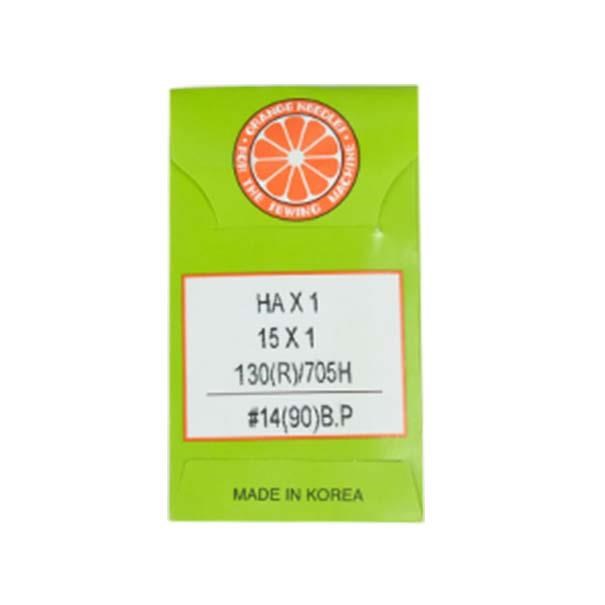 Orange | Ev Tipi Aile Dikiş Makina İğnesi | 14 Numara | HAX1 | 14/90 | 1 Paket 10 Adettir | Tüm Ev Tipi Marka Makineler İle Uyumludur