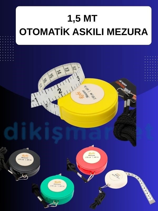 Otomatik Askılı Mezura 150cm