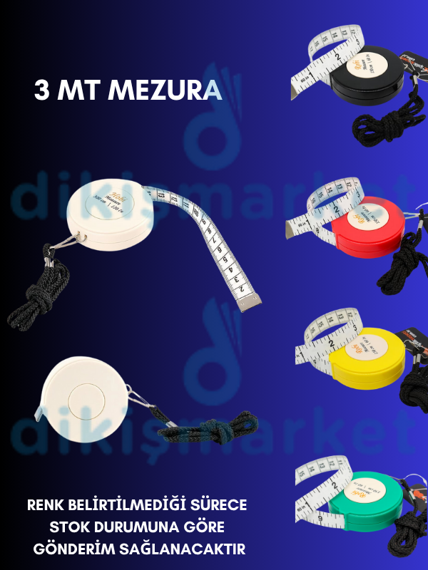 Otomatik Askılı Mezura 300cm