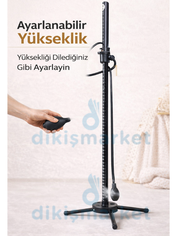 Tablalı Etek Boyu Ölçme Aleti Pudralı