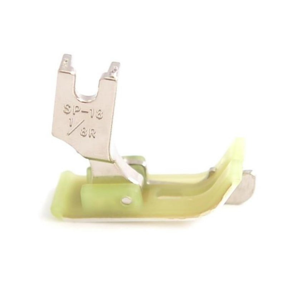 TM DÜZ MAKİNE ÇİMALI PLASTİK TEFLON SAĞ AYAK 3.2 MM / TSP-18R  1/8