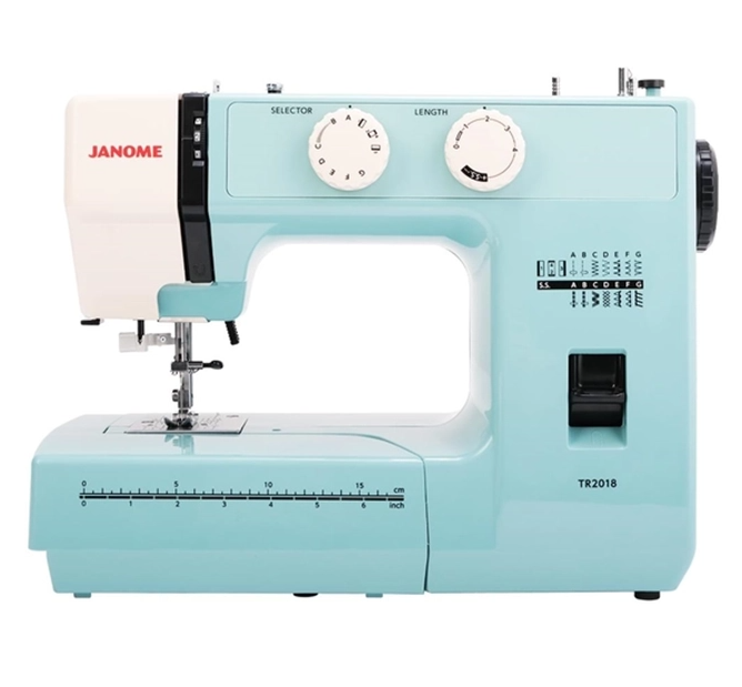 Tr2018 Dikiş Makinesi | Ev Tipi Dikiş Makinesi | Aile Tipi Dikiş Makinesi | 13 Değişik Dekoratif Dikiş | 5 mm Genişliğinde Zigzak | 4mm Dikiş Adım Ayarı | Komple Metal