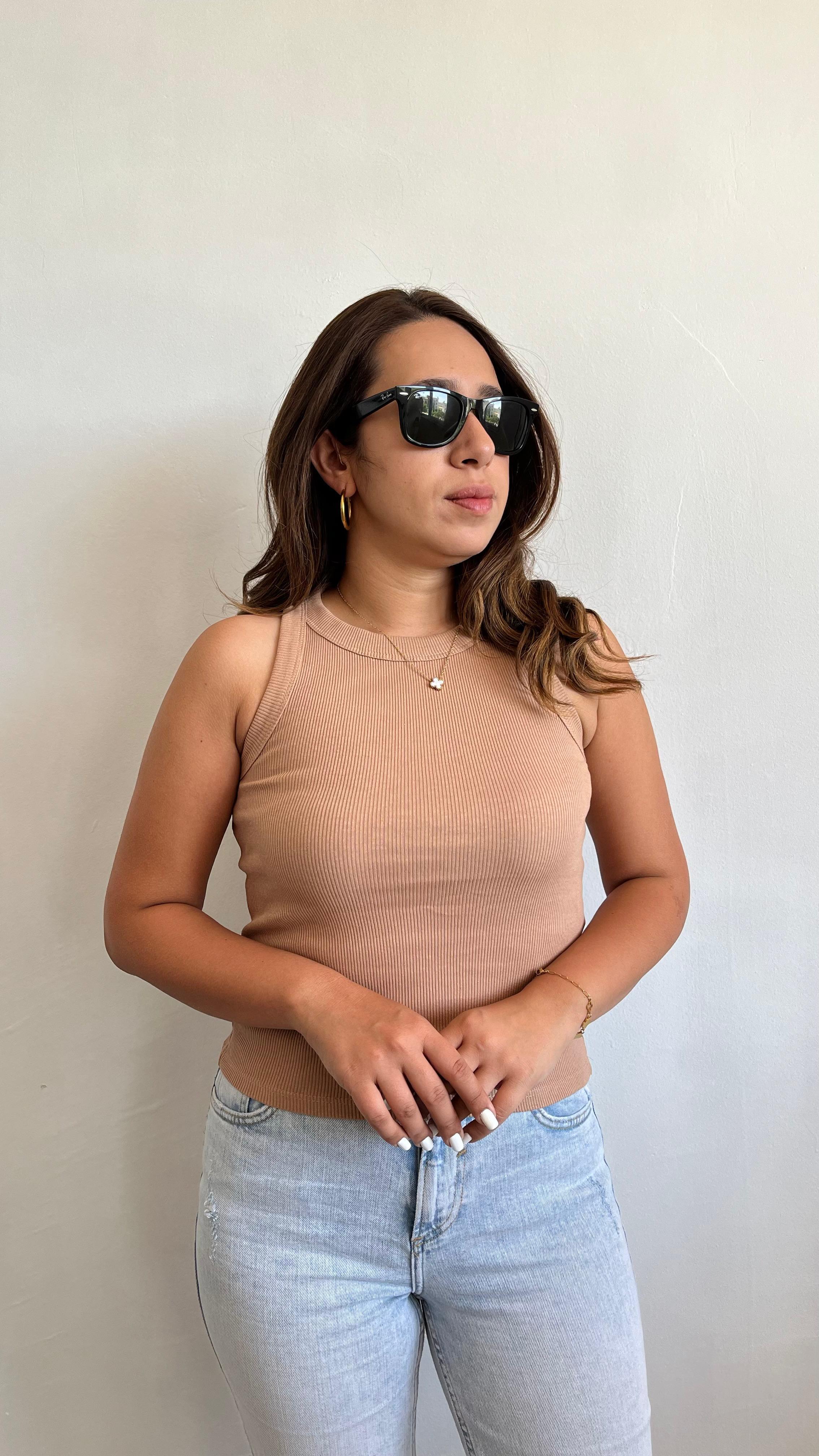 Bisküvi Rengi Fitilli Basic Halter