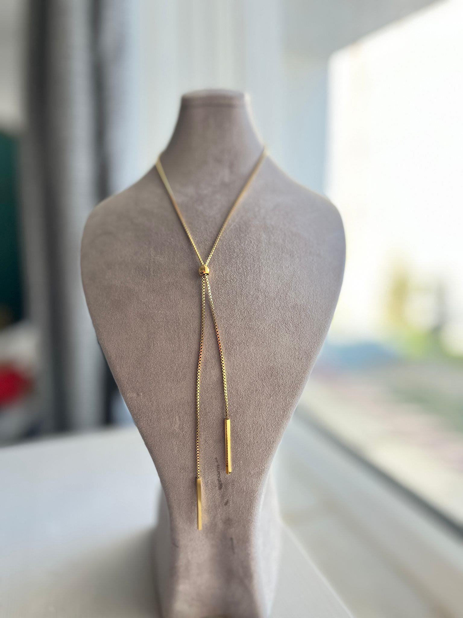 Çelik HM Model Gold Kolye