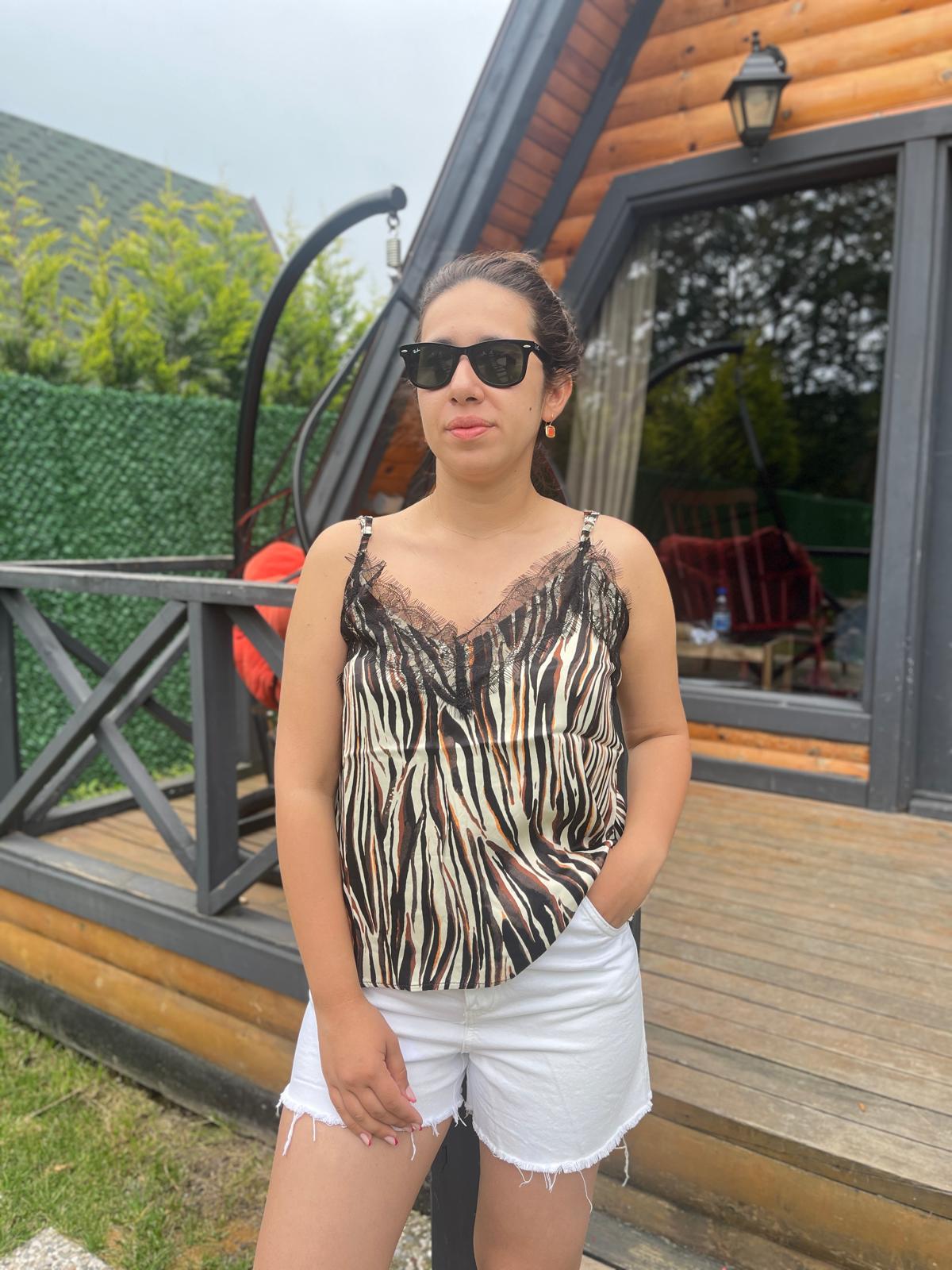 RV Beyaz Denim Şort