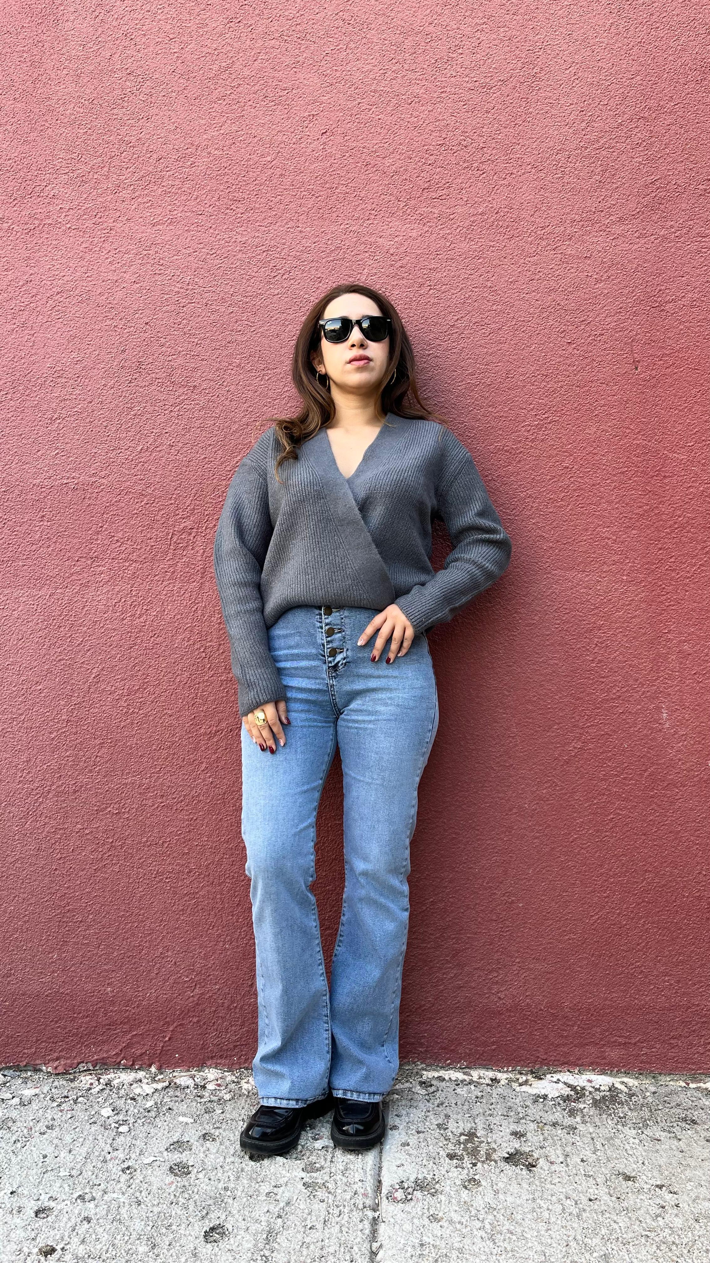 Dört Düğmeli Likralı Kadın Jean