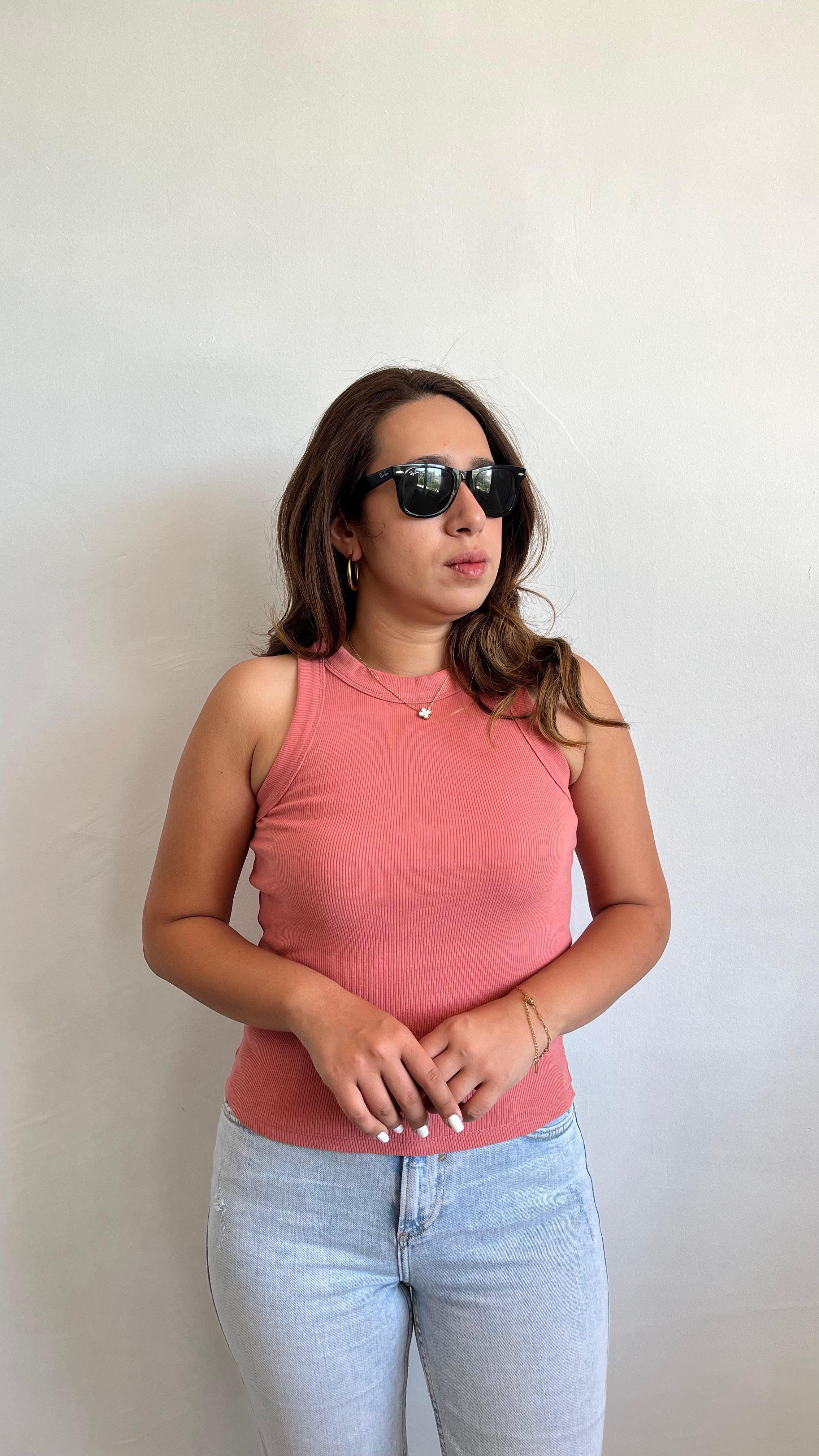 Gül Kurusu Fitilli Basic Halter