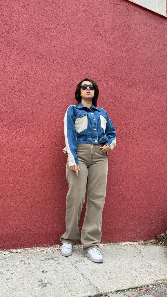 Toprak Rengi Denim Kadın Pantolon · 3