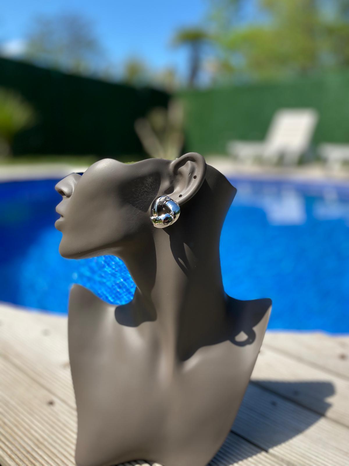 Üçgen Sarmal Küpe