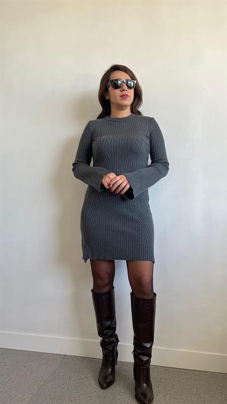 Uzun Kol Premium Triko Elbise · 3