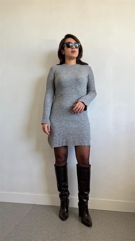 Uzun Kol Premium Triko Elbise · 6