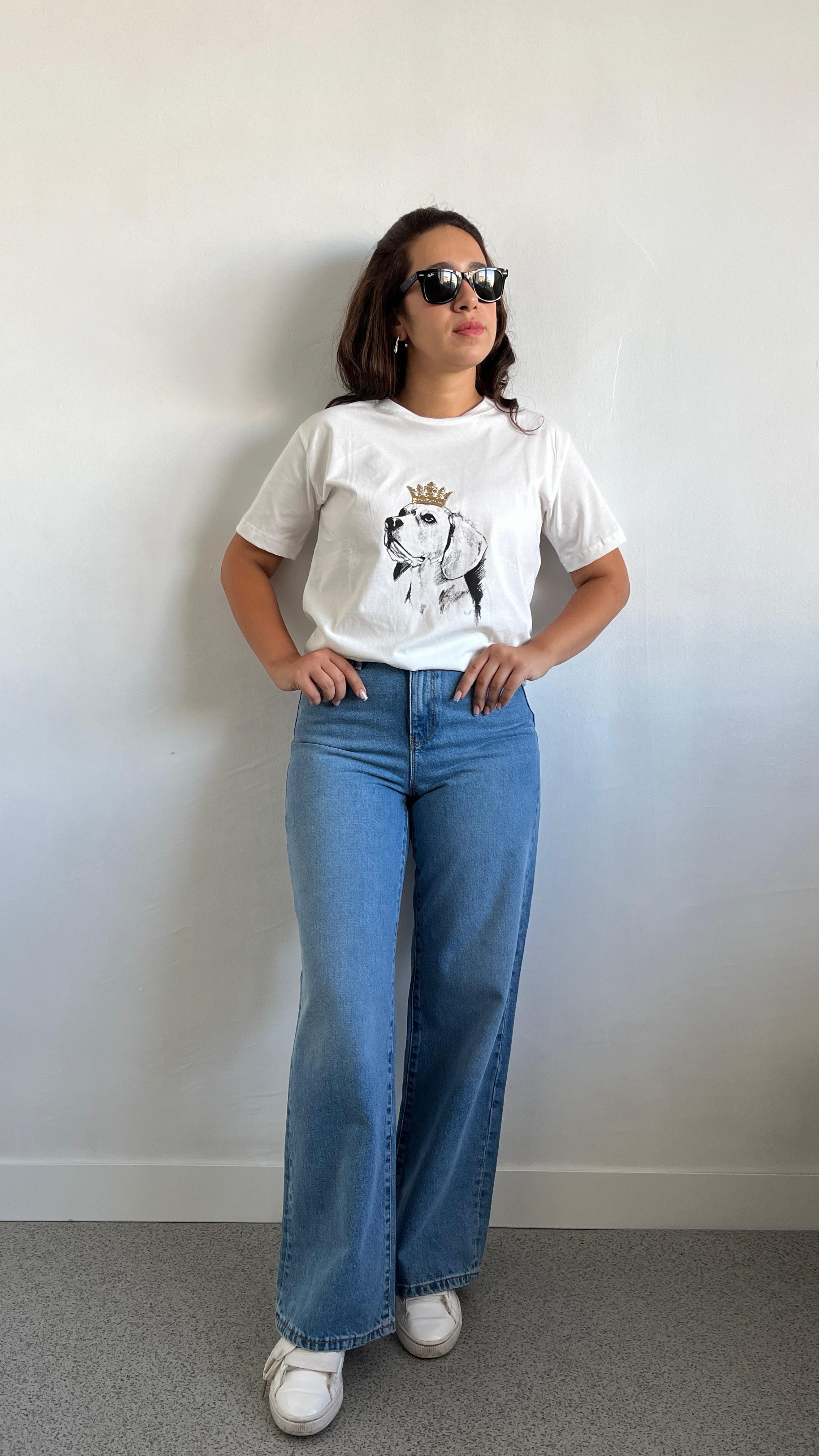 Wide Leg Denim Pantolon
