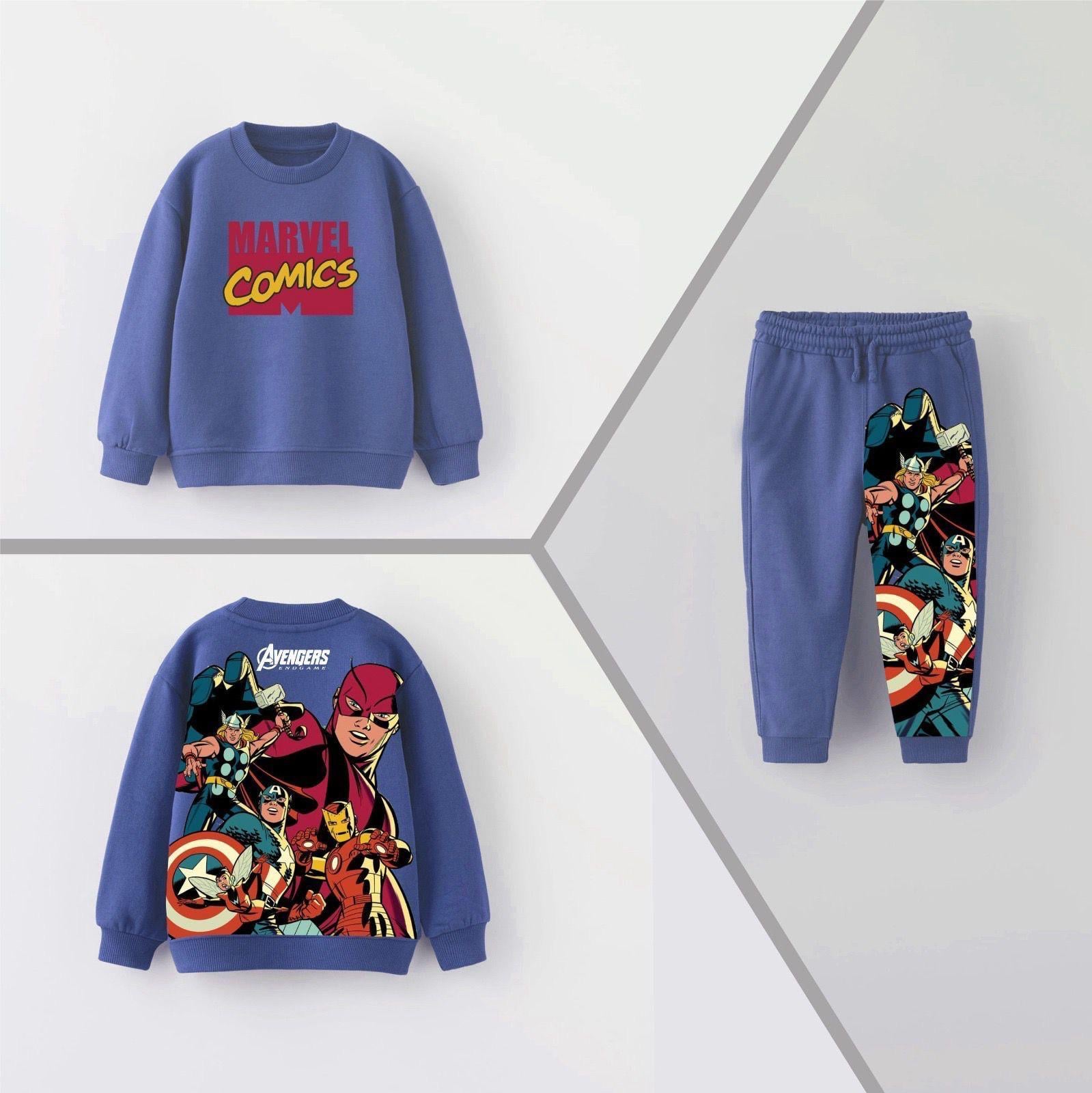 Zra Mavi Marvel Çocuk Takım