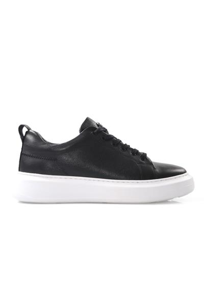Tripy Hakiki Deri Erkek Bağcıklı Sneaker Ayakkabı Massa