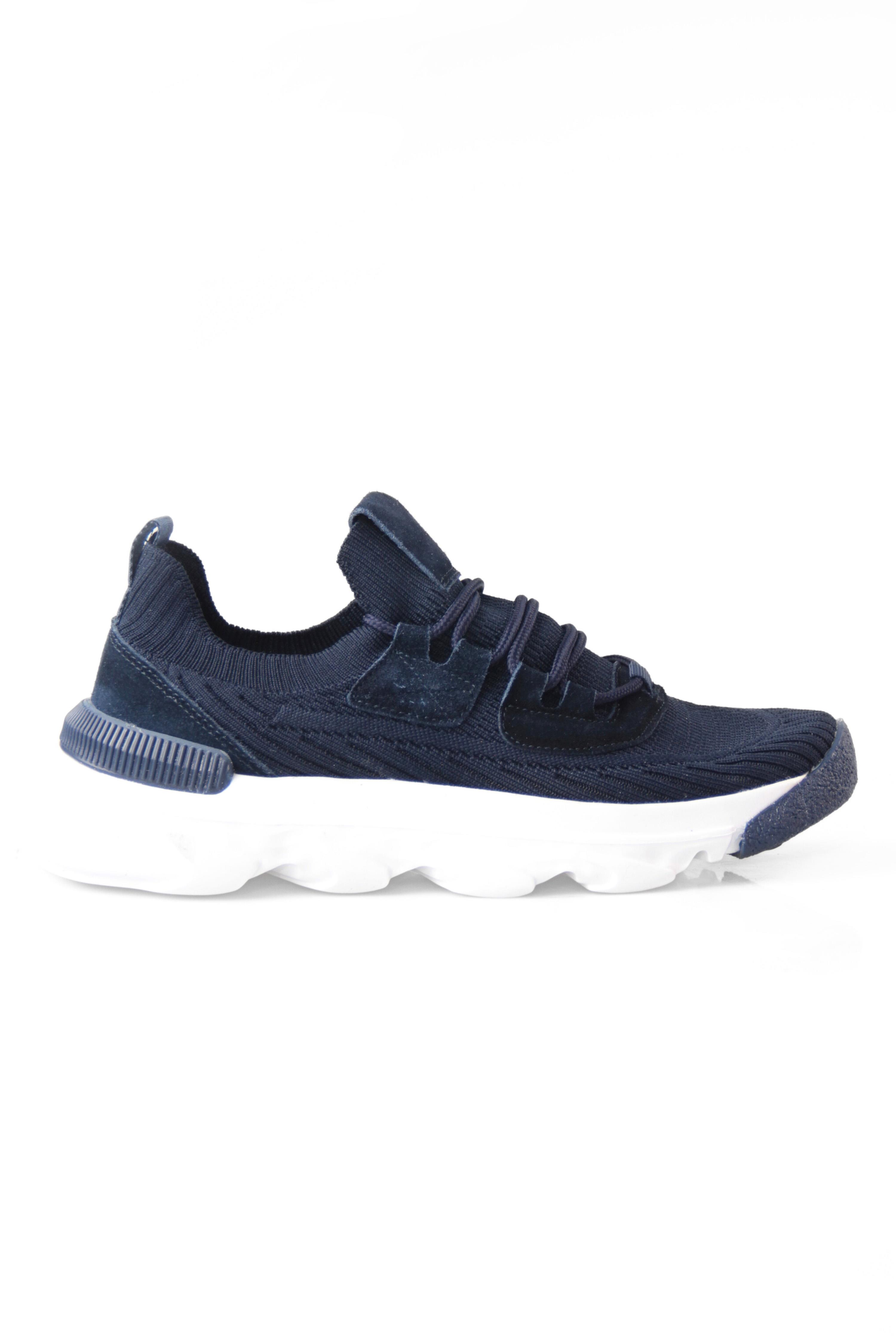 Triko Erkek Bağcıklı Lacivert Sneaker Ayakkabı Robert