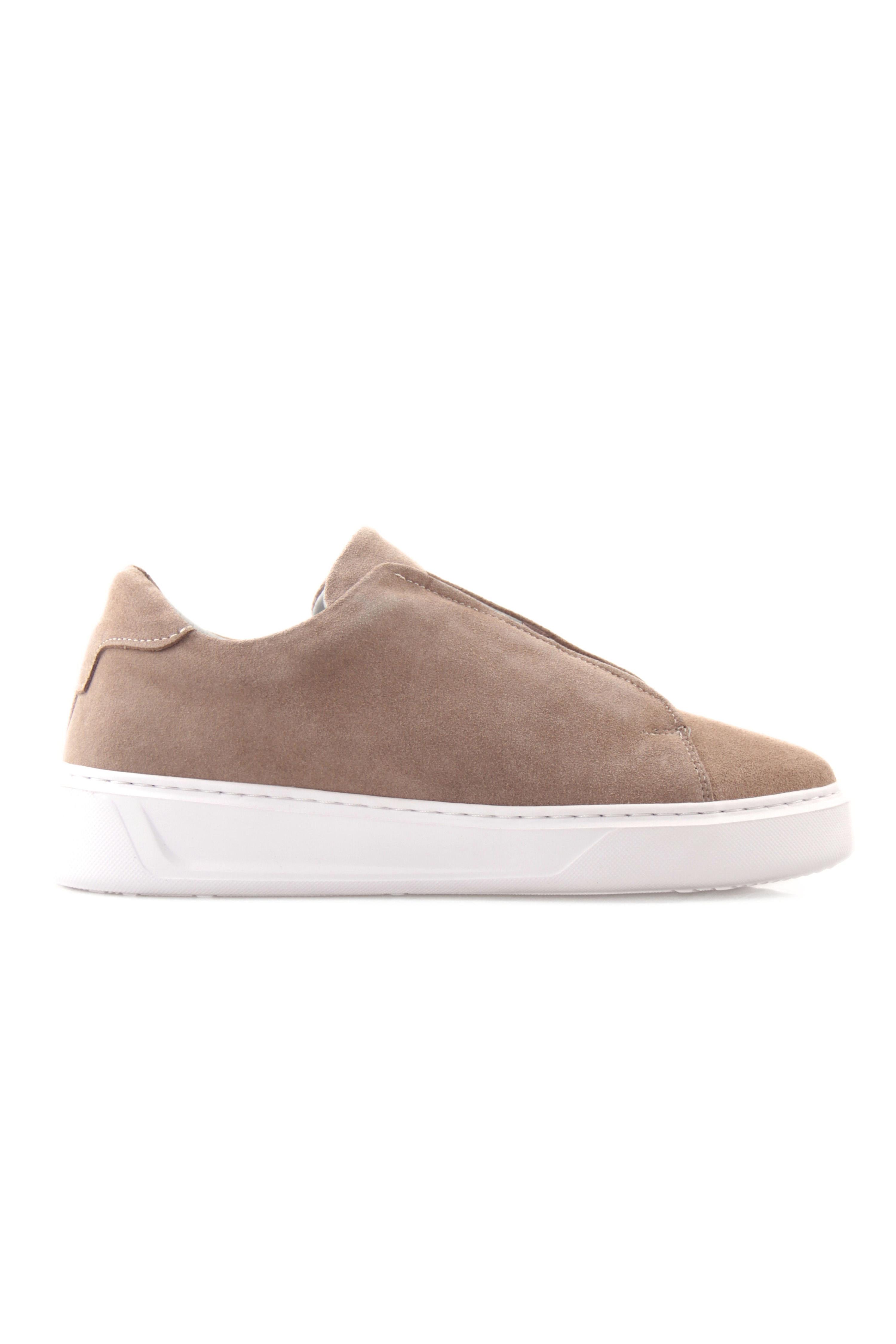 Tripy Hakiki Deri Erkek Lastikli Vizon Süet Sneaker Nick