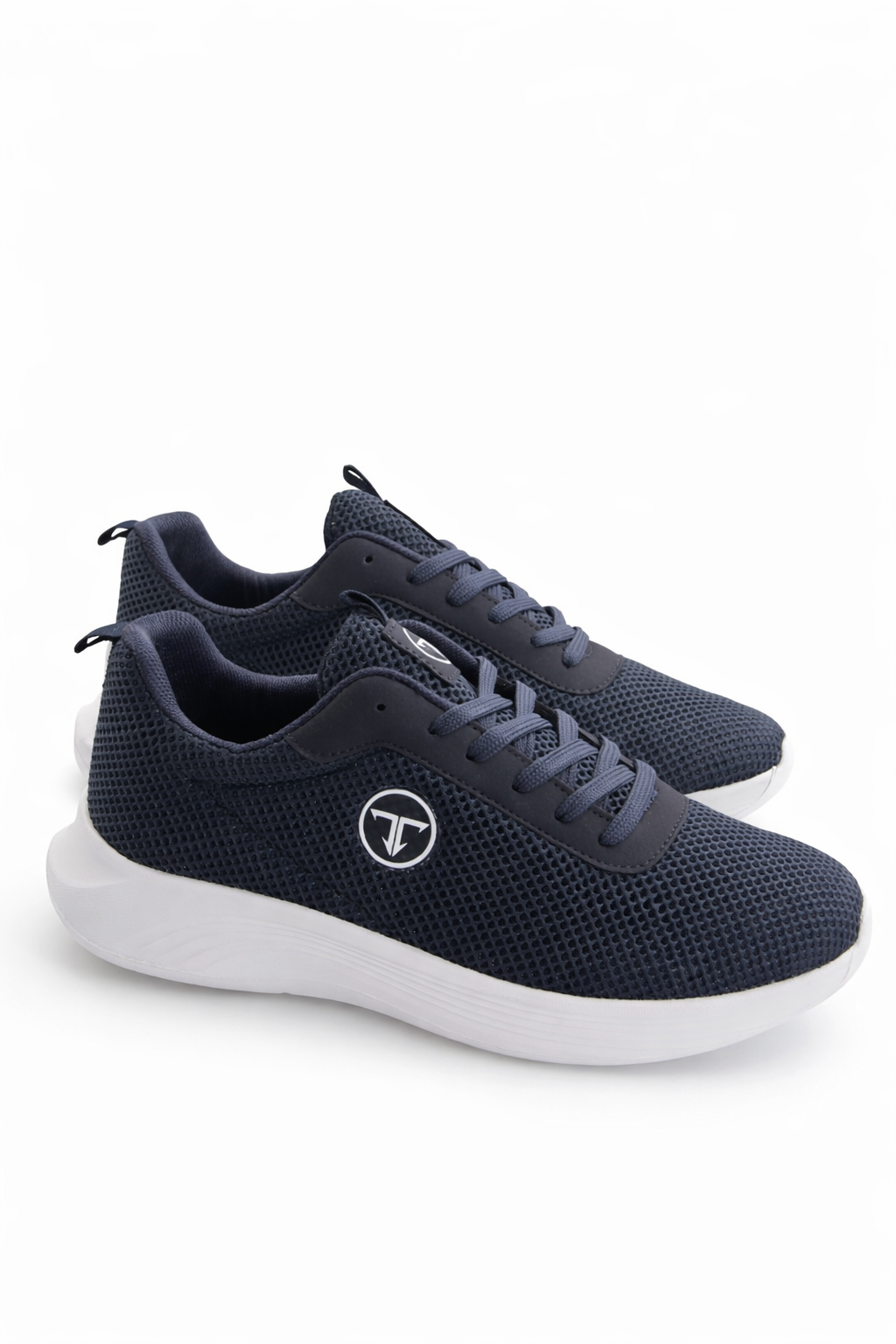 Tripy Streç Erkek Bağcıklı Lacivert Sneaker Spor Ayakkabı Woody