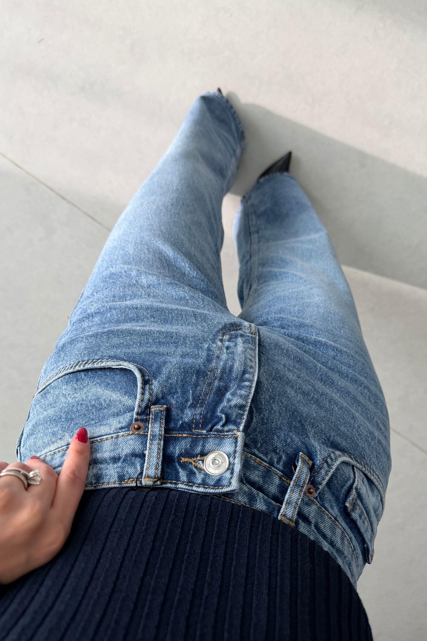 Noir Mavi Wide Leg Jean