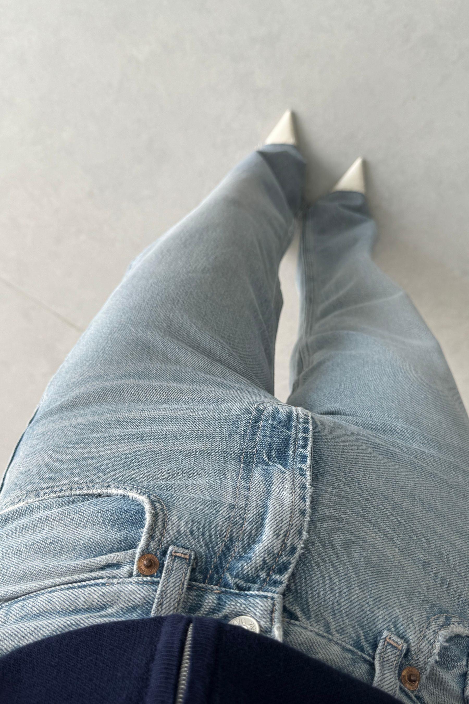 Yelin Buz Mavi Straight Fit Jean