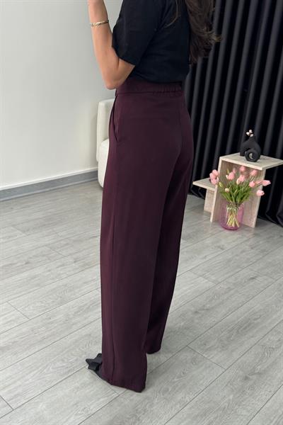 Esta Mürdüm Krep Kumaş Pantolon