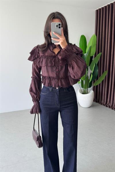 Jilly Lacivert Straight Fit Jean 