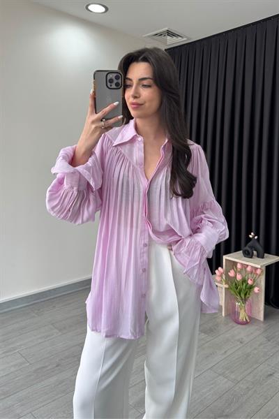 Kathy Lila Şifon Gömlek