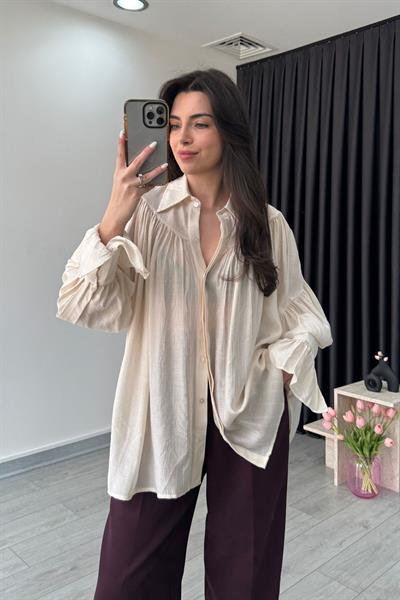 Kathy Taş Şifon Gömlek