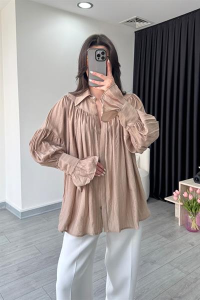 Kathy Vizon Şifon Gömlek