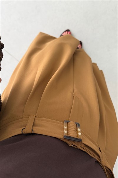 Keila Dlvn Camel Kemerli Balon Etek