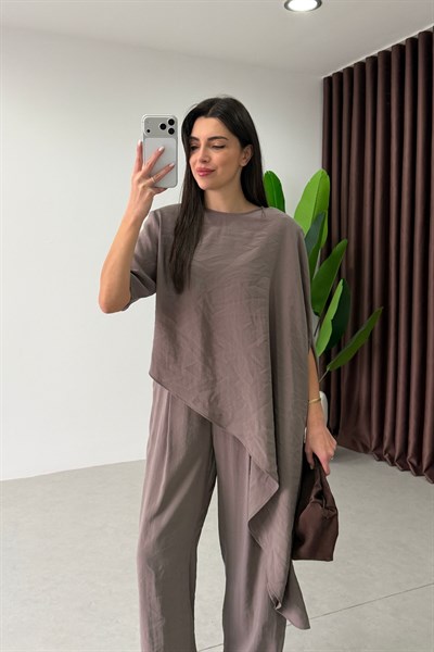 Lilly Vizon Asimetrik Kesim Modal Takım