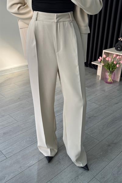 Linda Taş Premium Krep Kumaş Pantolon