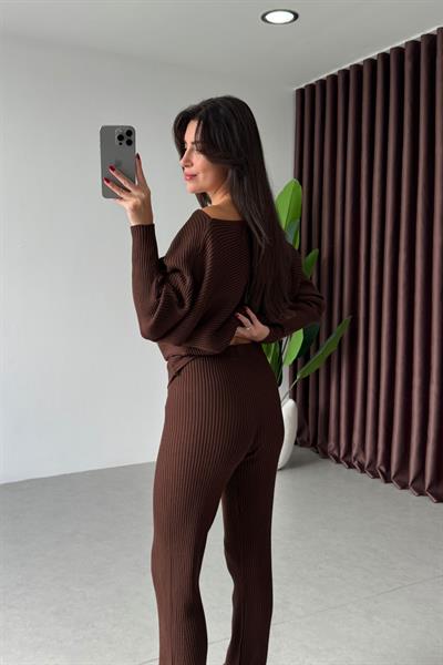 Lovisa Kahve Triko Takım