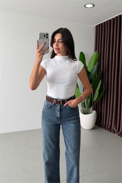 Lucia Ekru T Kol Fitilli Body 