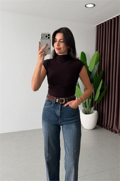 Lucia Kahve T Kol Fitilli Body 