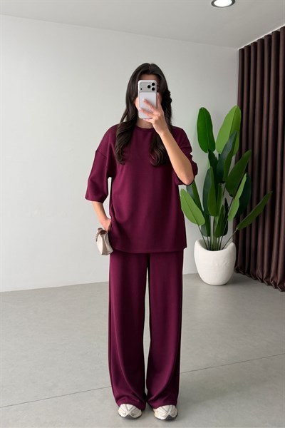 Mono Bordo Oversize Eşofman Takım