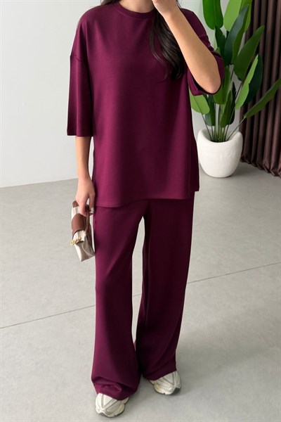 Mono Bordo Oversize Eşofman Takım
