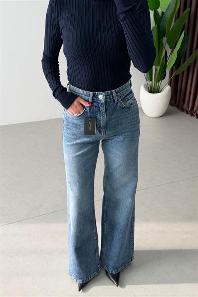 Noir Mavi Wide Leg Jean