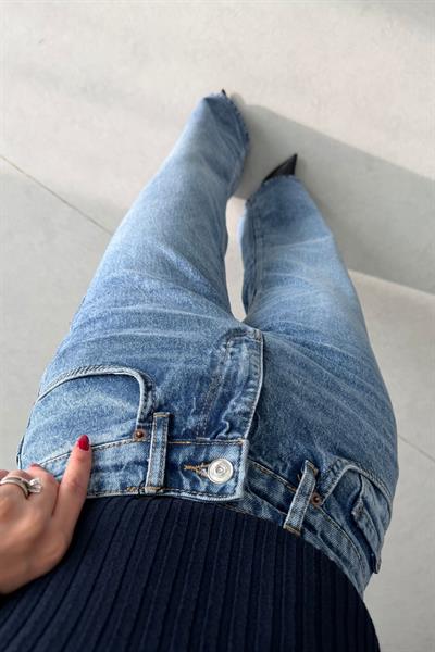 Noir Mavi Wide Leg Jean