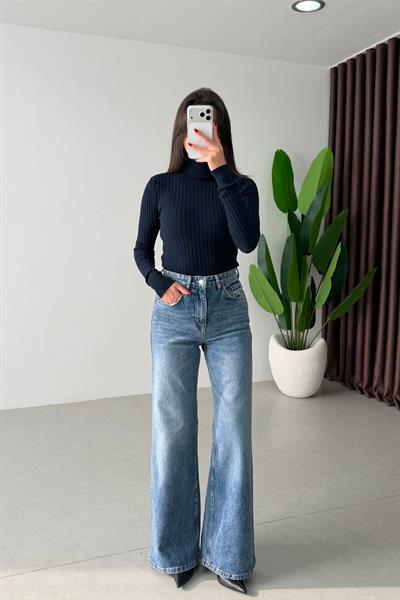 Noir Mavi Wide Leg Jean
