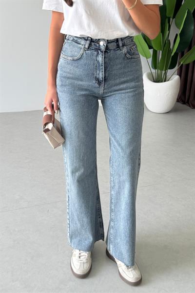 Ocean Kesik Paça Flare Jean 