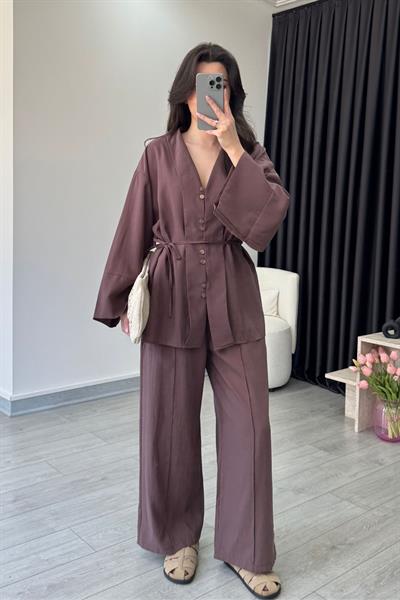 Riva Gül Kurusu Bağlama Detay Modal Takım