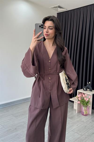 Riva Gül Kurusu Bağlama Detay Modal Takım