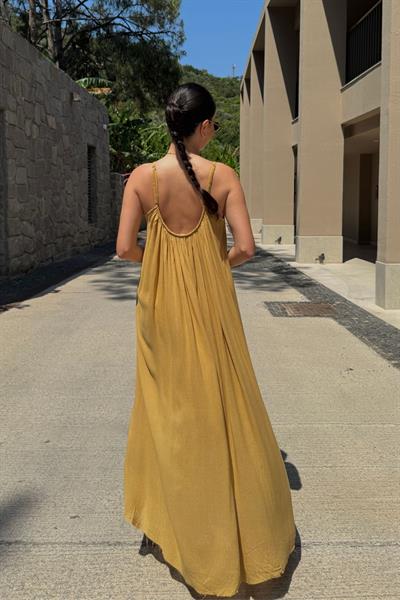 Solea Hardal Askılı Tül Elbise
