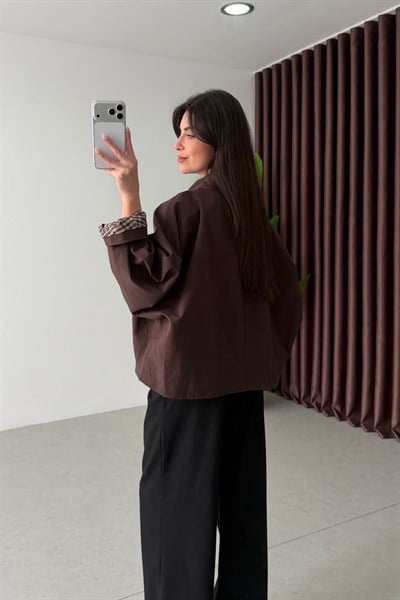 Soul Kahve Oversize Ara Boy Trençkot