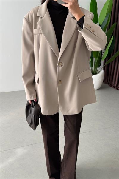 Talia Taş Oversize Blazer