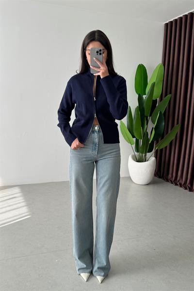 Yelin Buz Mavi Straight Fit Jean