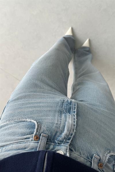 Yelin Buz Mavi Straight Fit Jean