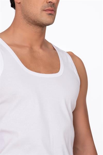  Erkek Ribana Atlet Beyaz | K0113