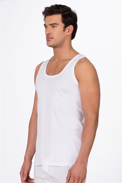  Erkek Ribana Atlet Beyaz | K0113