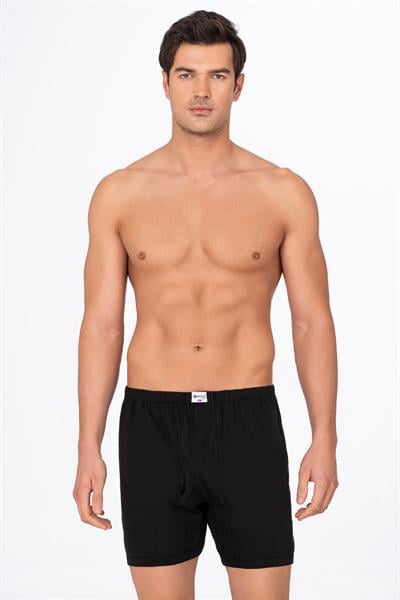  Erkek Süprem Paçalı Külot Siyah | K0043